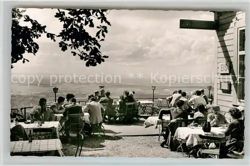 AK / Ansichtskarte Heidelberg Neckar Restaurant Koenigstuhl Terrasse Kat. Heidelberg