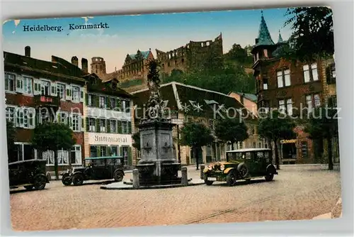 AK / Ansichtskarte Heidelberg Neckar Kornmarkt Kat. Heidelberg