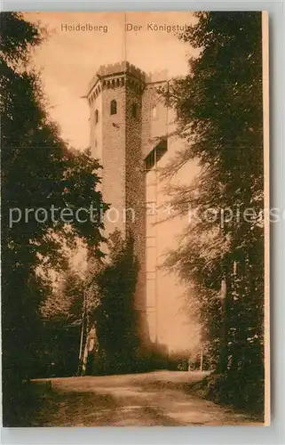 AK / Ansichtskarte Heidelberg Neckar Koenigstuhl Aussichtsturm Kat. Heidelberg