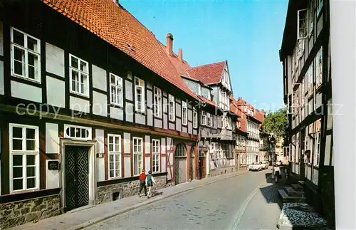 AK / Ansichtskarte Hildesheim Hinterer Buehl Altstadt Fachwerkhaeuser Kat. Hildesheim