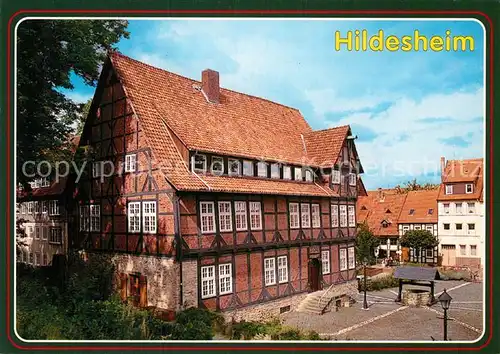 AK / Ansichtskarte Hildesheim Ehemalige Grossvogtei des Dompropstes Historisches Gebaeude Fachwerkhaus Kat. Hildesheim