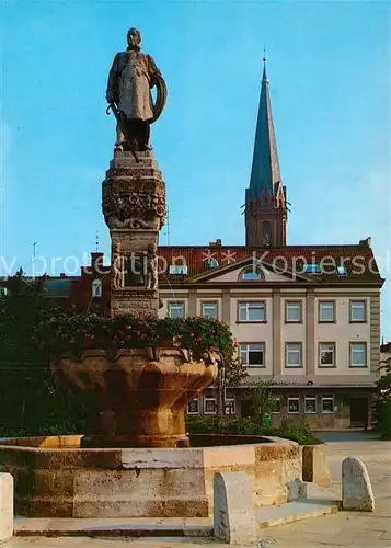 AK / Ansichtskarte Lueneburg Johannes Reichenbach Brunnen Kirchturm Kat. Lueneburg