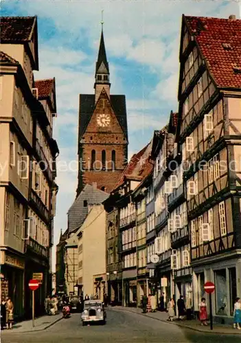 AK / Ansichtskarte Hannover Kramerstrasse mit Marktkirche Kat. Hannover