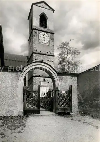 AK / Ansichtskarte Muestair Eingang Klosterkirche Kat. Muestair