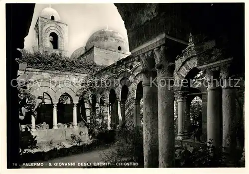 AK / Ansichtskarte Palermo Sicilia San Giovanni degli Eremiti Chiostro Chiesa Kat. Palermo