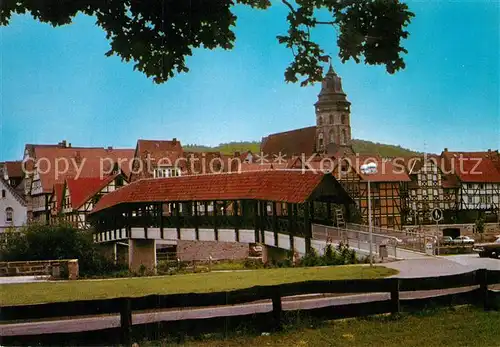 AK / Ansichtskarte Hann. Muenden Muehlenbruecke Kat. Hann. Muenden