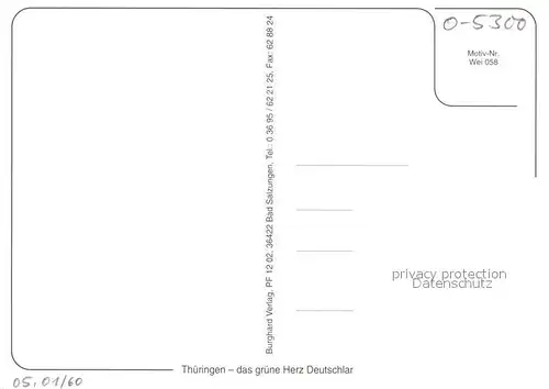 AK / Ansichtskarte Weimar Thueringen Stadtplan mit Sehenswuerdigkeiten Kat. Weimar