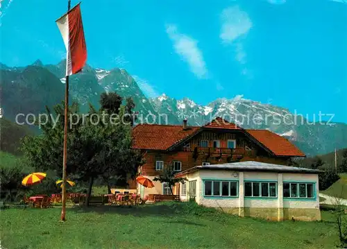 AK / Ansichtskarte Kuchl Gasthaus zur Schoenen Aussicht Hohe Goell Kat. Kuchl