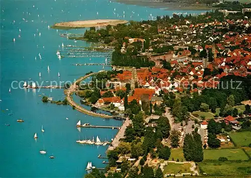 AK / Ansichtskarte Steinhude Meer Fliegeraufnahme Strandpromenade Badeinsel 