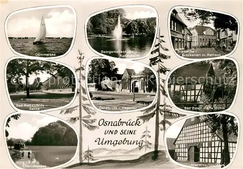 AK / Ansichtskarte Osnabrueck Duemmersee Bramsche Bad Essen Iburg Niedersachsenhaus  Kat. Osnabrueck