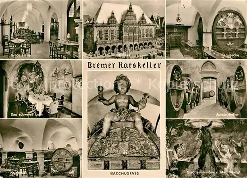 AK / Ansichtskarte Bremen Ratskeller Bacchusfass Apostel Keller  Kat. Bremen