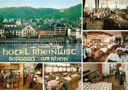 AK / Ansichtskarte Boppard Rhein Hotel Rheinlust  Kat. Boppard