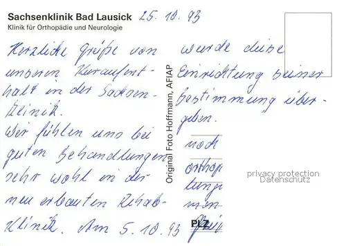 AK / Ansichtskarte Bad Lausick Sachsenklinik  Kat. Bad Lausick