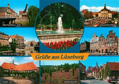 AK / Ansichtskarte Lueneburg Altes Kaufhaus Rathaus Am Sande Kloster Luene  Kat. Lueneburg