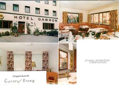 AK / Ansichtskarte Giengen Brenz Hotel Gawron Kat. Giengen an der Brenz