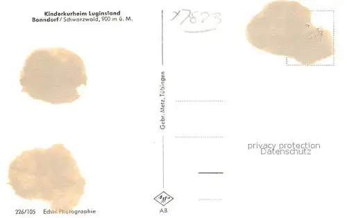 AK / Ansichtskarte Bonndorf Schwarzwald Kindererkurheim Luginsland Kat. Bonndorf