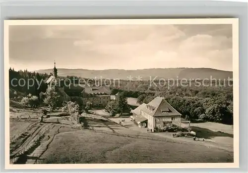 AK / Ansichtskarte Kreuzberg Rhoen Kreuzberghotel Braun und Kloster  Kat. Gersfeld (Rhoen)