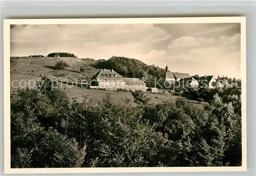 AK / Ansichtskarte Kreuzberg Rhoen Kreuzberghotel Braun und Kloster  Kat. Gersfeld (Rhoen)