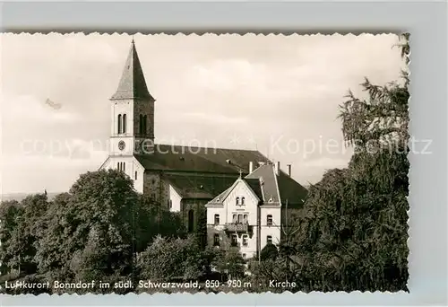 AK / Ansichtskarte Bonndorf Schwarzwald Kirche Kat. Bonndorf