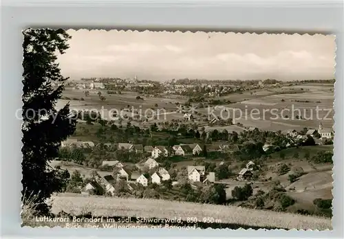 AK / Ansichtskarte Bonndorf Schwarzwald Blick ueber Wellendingen Kat. Bonndorf