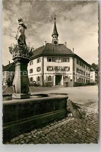 AK / Ansichtskarte Bonndorf Schwarzwald Rathausplatz Kat. Bonndorf