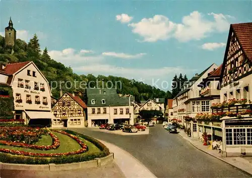 AK / Ansichtskarte Bad Berneck Marktplatz Kat. Bad Berneck Fichtelgebirge