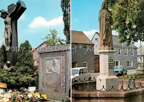 AK / Ansichtskarte Konnersreuth Oberpfalz Grab der Therese Neumann Theresienbrunnen Kat. Konnersreuth