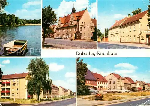 AK / Ansichtskarte Doberlug Kirchhain Bad Erna Rathaus HOG Gruener Berg Bahnhofstrasse Hauptstrasse Kat. Doberlug Kirchhain