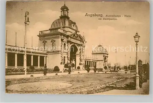 AK / Ansichtskarte Augsburg Ausstellungs Halle im Stadtgarten Kat. Augsburg