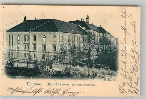 AK / Ansichtskarte Augsburg Krankenhaus  Kat. Augsburg