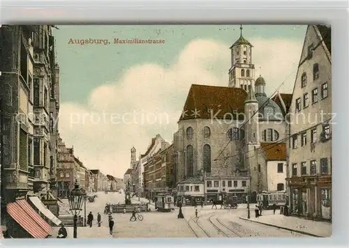 AK / Ansichtskarte Augsburg Maximilianstrasse Kat. Augsburg