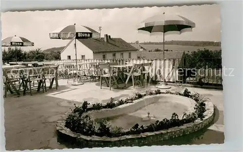 AK / Ansichtskarte Mechenhard Terrasse mit Brunnen Kat. Erlenbach a.Main