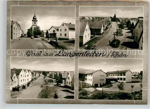 AK / Ansichtskarte Langenleiten Kirche Platz Strasse Kat. Sandberg