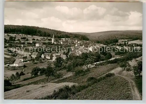 AK / Ansichtskarte Burgwallbach Teilansicht  Kat. Schoenau a.d.Brend