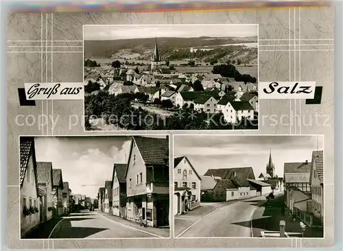 AK / Ansichtskarte Salz Bad Neustadt Teilansicht Kirche  Kat. Salz