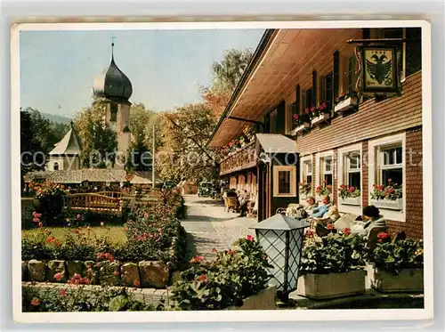 AK / Ansichtskarte Hinterzarten Park Hotel Adler Terrasse Kat. Hinterzarten