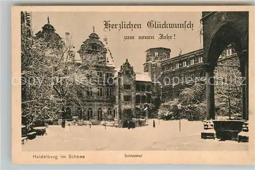 AK / Ansichtskarte Heidelberg Neckar Im Schlosshof Kat. Heidelberg