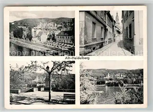 AK / Ansichtskarte Heidelberg Neckar Teilansichten von Alt Heidelberg Kat. Heidelberg