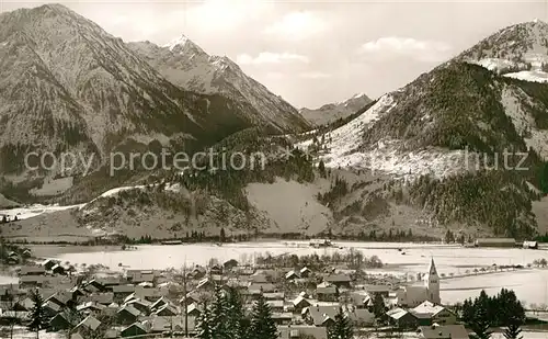 AK / Ansichtskarte Bad Oberdorf Allg?uer Hochgebirge Breitenberg Rotspitze Entschenkopf Kat. Bad Hindelang