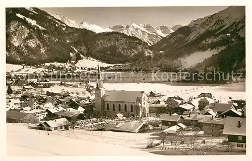 AK / Ansichtskarte Hindelang Bad Oberdorf Winter Kat. Bad Hindelang