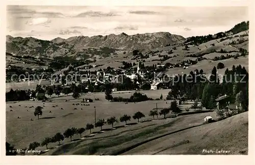 AK / Ansichtskarte Hindelang Panorama Kat. Bad Hindelang