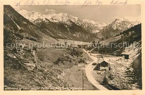 AK / Ansichtskarte Hindelang Hinterstein  Kat. Bad Hindelang