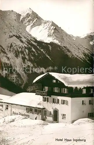 AK / Ansichtskarte Oberjoch Hotel Haus Ingeburg Winter Kat. Bad Hindelang