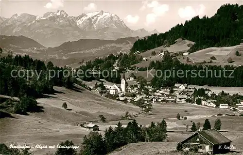 AK / Ansichtskarte Oberstaufen S?ntisgruppe Kat. Oberstaufen