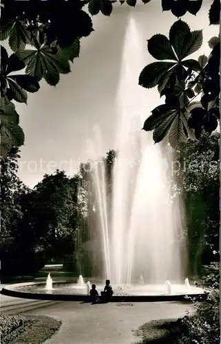 AK / Ansichtskarte Landau Pfalz Springbrunnen Goethepark Kat. Landau in der Pfalz