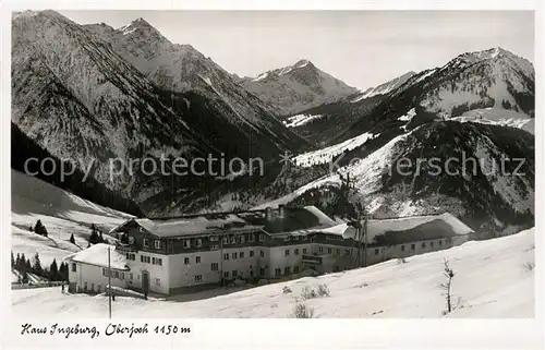 AK / Ansichtskarte Oberjoch Haus Ingeburg Kat. Bad Hindelang