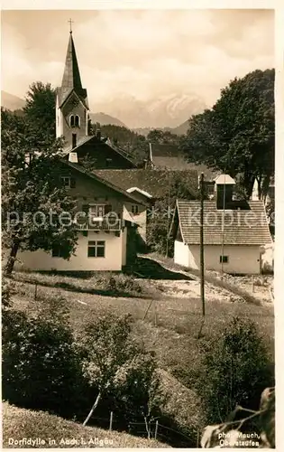 AK / Ansichtskarte Aach Oberstaufen Dorfidylle Kat. Oberstaufen