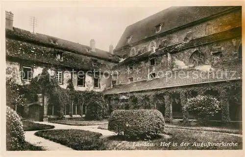 AK / Ansichtskarte Landau Pfalz Hof Augustinerkirche Kat. Landau in der Pfalz