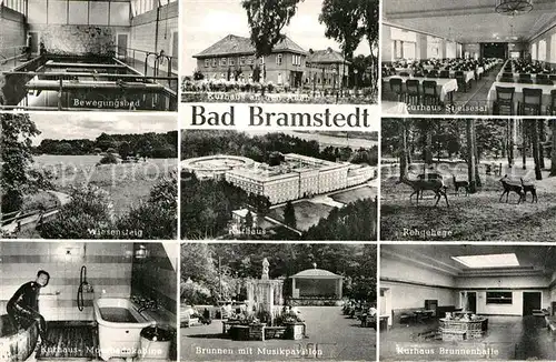 AK / Ansichtskarte Bad Bramstedt Bewegungsbad Moorbad Musikpavillon Brunnenhalle  Kat. Bad Bramstedt