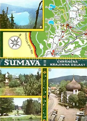 AK / Ansichtskarte Sumava Boehmerwald Cerne jezero Hotel Rixi  Kat. Tschechische Republik